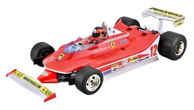 Model kolekcjonerski 1:18 Bburago Ferrari 312 T4 1979 #12 Gilles Villeneuve (18-16814) (4893993018338)