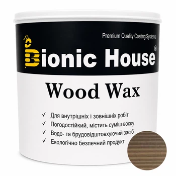 Фарба для дерева WOOD WAX Bionic-House — з ефектом воску, захист від вологи та УФ 0,8 л Кедр