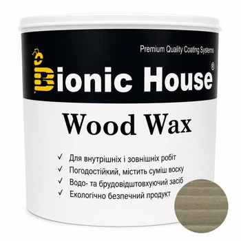 Фарба для дерева WOOD WAX Bionic-House — з ефектом воску, захист від вологи та УФ 10 л Вільха