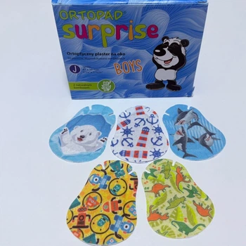 Оклюдер (пластырь) для глаз Ортопад Junior Сюрприз для мальчиков