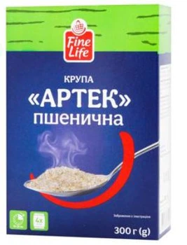 Крупа пшеничная Fine Life Артек в пакетах 75г х 4шт