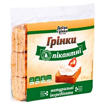Гринки Добра Гринка пикантные 135 г