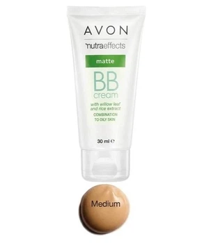 Матуючий тональний ВВ-крем «Сяйво» Avon SPF 15 Відтінок Medium Середній, бежевий 30 мл