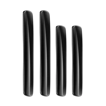 Защитные полоски на двери авто Baseus Streamlined car door bumper strip Black (CRFZT-01)