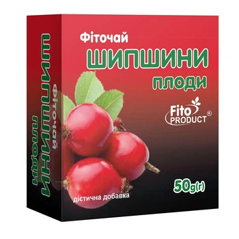 Фіточай "Шипшини плоди" FitoProduct, 50 г, дієтична добавка