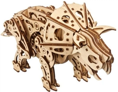 Механічна модель для складання UGEARS Трицератопс (4820184121829)