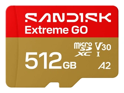 Карта пам'яті SANDISK Extreme GO SDXC 512GB UHS-I V30 A2 (SDSQXGN-512G-GN6MN)