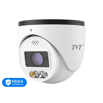 IP-відеокамера 4Mp TVT TD-9545C4-A-PA(PE-AW3) White f-2.8mm, ІЧ+LED-підсвічування, з мікрофоном