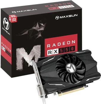 Видеокарта Maxsun MS-RX550 TF 4G H1