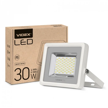 Прожектор LED 30W 5000K 220V WHITE VL-F305W VIDEX
