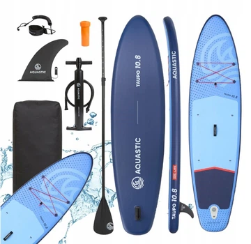 Надувная SUP доска для плавания SUP AQUASTIC Taupo 10'8" 325 см сап с веслом и ручным насосом