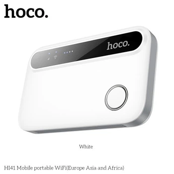 Мобільний портативний WiFi HOCO HI41 Білий
