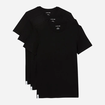 Набор нательных футболок мужских Lacoste 152996268 S 3 шт Черный (1159864837)