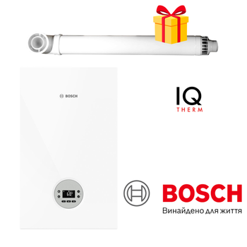 Двоконтурний конденсаційний газовий котел Bosch Condens GC1200W 24 C 23 (7736902656) + комплект димоходу