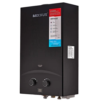 Газова колонка Mixxus Basic GWH-0210 17 кВт 10 л/хв димохідна, черная (WH0023)
