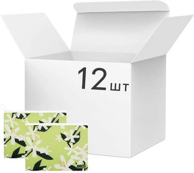 Набор папок-конвертов Buromax Plumeria Arabeski А4 на молнии 12 шт (BM.3948-15)