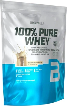 Сироватковий протеїн BioTechUSA 100% Pure Whey порошок 900 г Бурбон-ваніль (5999076270071)