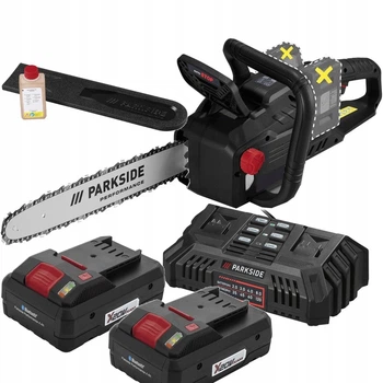 Акумуляторна ланцюгова пила PARKSIDE PERFORMANCE® PPKSA 40-Li C3+2шт--АКБ 4Ah+Зарядне