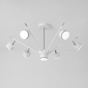 Люстра потолочная LUMINARIA MARY 7xGX53 WHITE/CHROME 220V IP20