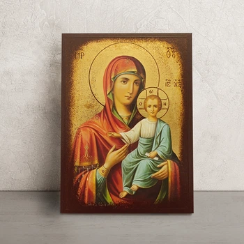 Грузинская икона Божией Матери 14 × 19 см