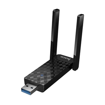 USB Wi-Fi адаптер Hoco HI34 с двумя антеннами для подключения к интернету