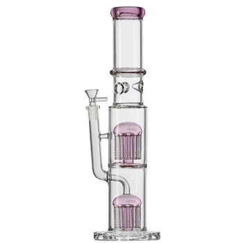 Бонг Стеклянный С Двумя Перколяторами Double Arms Tube