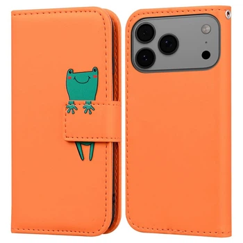 Чехол-книжка Animal Wallet для Apple iPhone 17 Pro Frog