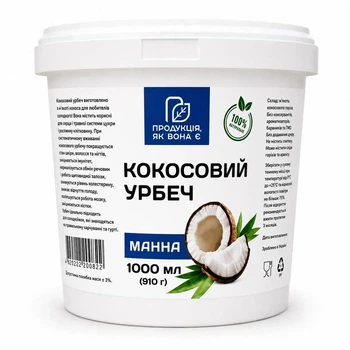 Урбеч кокосовый (паста, манная) 1 л