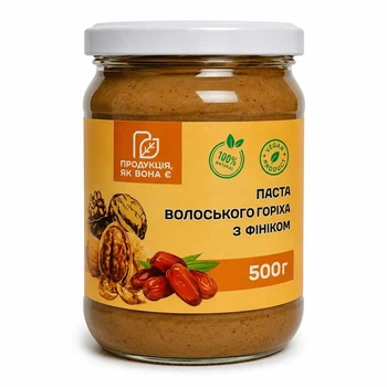 Паста из ядер грецкого ореха с финиками 500 г
