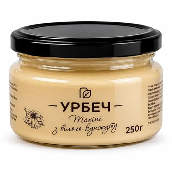 Урбеч (паста) кунжутний, тахіні, 250 г