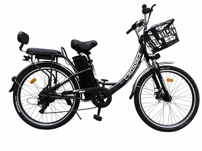 Електровелосипед Crosser E-LIT (48V/500W/20Ah) 26" колеса 2026 - Чорний