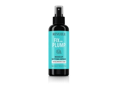 Спрей для фиксации макияжа лица Revuele «FIX AND PLUMP» с гиалуроновой кислотой 120 мл