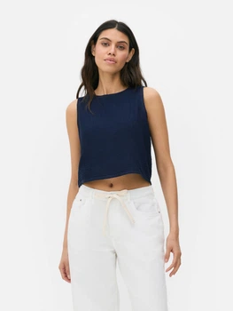 Топ Primark темно-синій PYVQQ855 XL