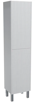 Пенал Milleau CUBE 40 см у ванну кімнату, білий