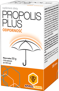 Suplement diety Farmina Propolis Plus 100 tabletek (5907529110614)