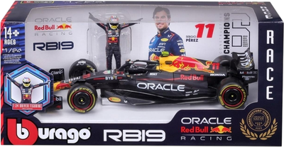 Metalowy model samochodu Bburago Race (Formula) F1 Red Bull RB19 (2023) #11 Sergio Perez 1:24 18-28036_11 (4893993017034)