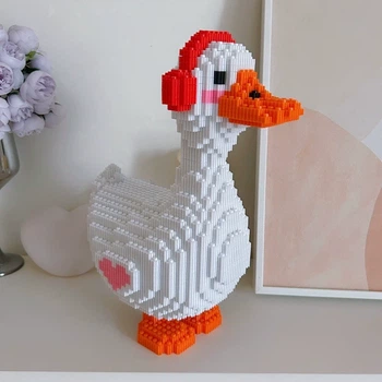 Конструктор ChaoLeSen Гусь в наушниках (3500 деталей) Magic Block Bricks