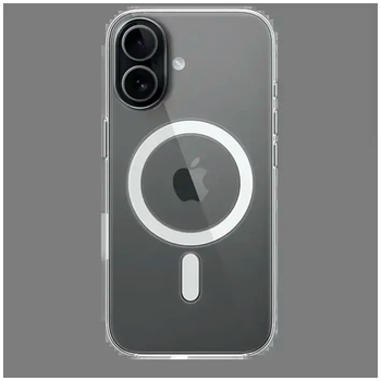 Чехол противоударный для iPhone 17 силиконовый защита от ударов с MagSafe Clear
