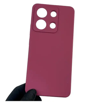 Силиконовый чехол для Xiaomi Redmi Note 13 противоударный защита от падений цвет Maroon
