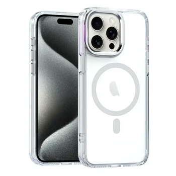 Чехол противоударный для iPhone 15 Pro Max силиконовый с MagSafe защита от ударов и царапин