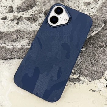 Чехол Camo Case MagSafe для Apple iPhone 16 Blue