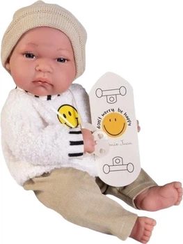 Lalka Antonio Juan Bobas Baby Tonet Smile 33 cm AJ60149 (8435083660490)