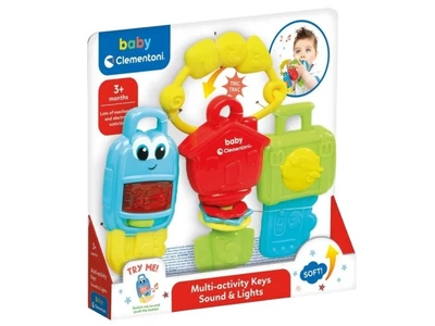 Игрушка-погремушка Multi-activity Keys, Clementoni, 17914