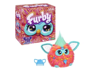 Мягкая интерактивная игрушка Furby Коралловый, Hasbro, F6744