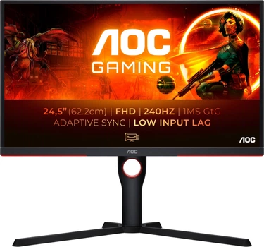 Монітор 24.5" AOC 25G3ZM/BK