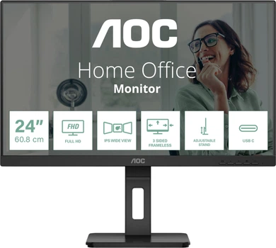 Монітор 23.8" AOC 24P3CV Black (4038986140751)