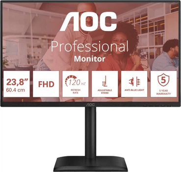 Monitor 23.8" AOC 24E4U (4038986142779)
