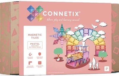 Магнітний конструктор Connetix Pastel Mega Pack 202 елементи CT-P-00202-ME (0850036293057)