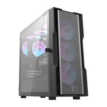 Корпус компьютера DARKFLASH DK431 Mesh + 4 вентилятора ARGB Black (DK431 Mesh Black)