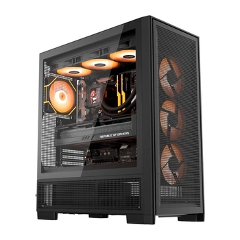 Корпус компьютерный Darkflash Airnova + 3 вентилятора Black (AIRNOVA BLK +3F)